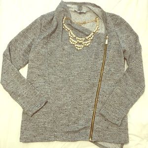 NWT - Chaus New York Zip Sweater - Size Small